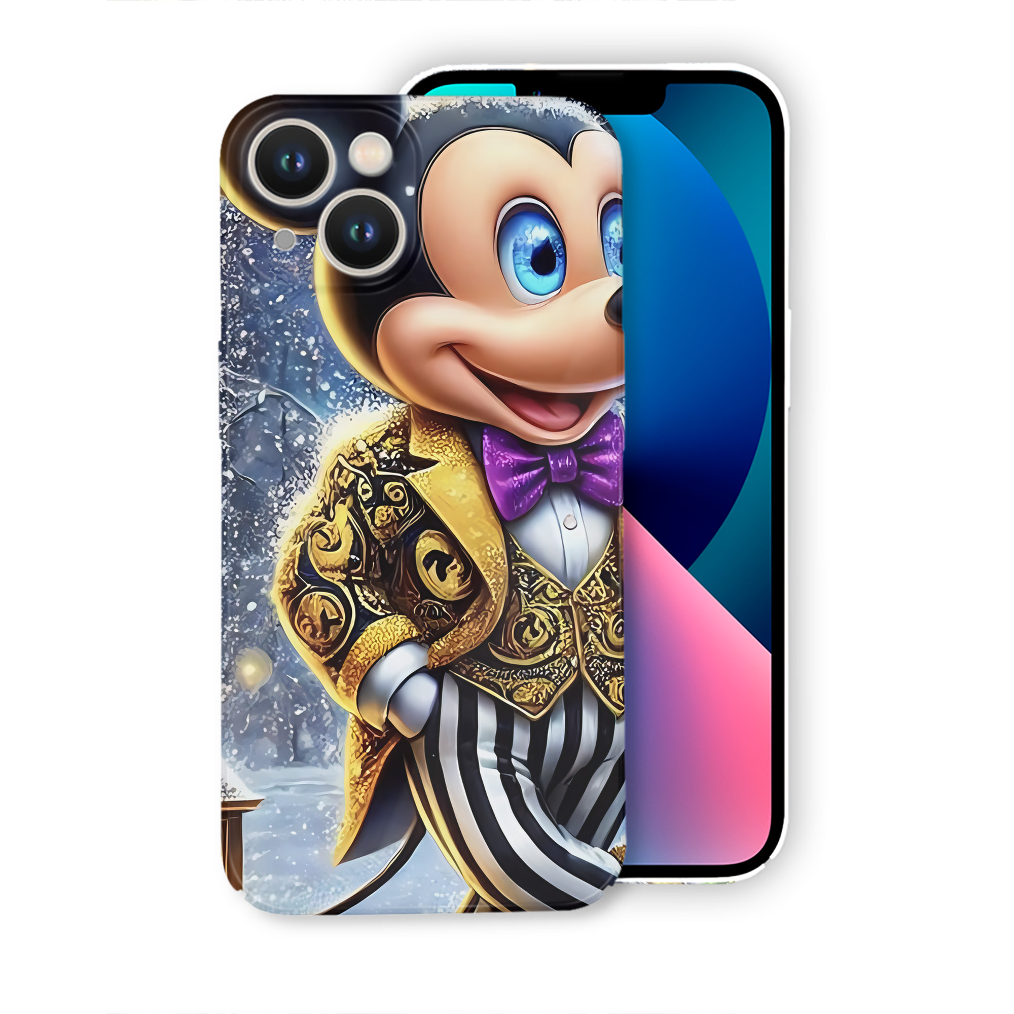 （画像用） ミッキーマウス Mickey Mouse 【iPhone 14シリーズ対応】ハードケース